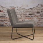 Tower Living Fauteuil 'Rodeo' - Leder Stone