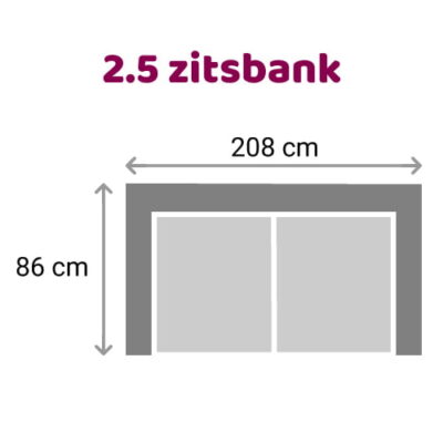 2.5 zitsbank Carmen