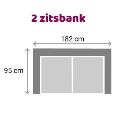 2 zitsbank Maya & Churchill