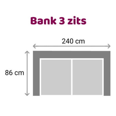 Zitzz Leola - Bank - 3-zits