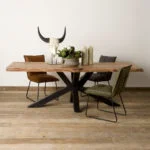 Eettafel Origineel - Acacia - Boomstam Tower Living - Soria - Acasia - Boomstamtafel