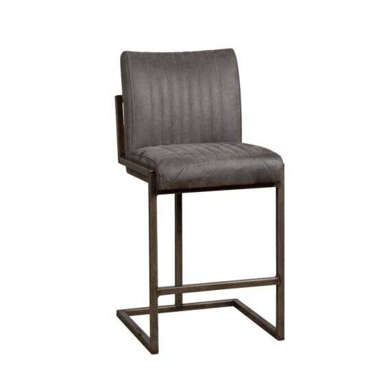 Tower Living Barstoel Ferro - Microvezel Savannah Anthracite