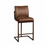 Tower Living Barstoel Ferro - Microvezel Savannah Dark Brown