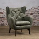 Fauteuil Bomba - Stof Velvet Bliss 19 Green