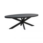 Eettafel Mango Ovaal Zwart 2