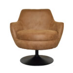 Fauteuil Azura - Eco Leer Bull 28 Cognac - Vooraanzicht