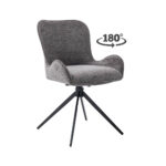 Tower Living Eetkamerstoel Sora - Stof Mona 464 Cement Grey