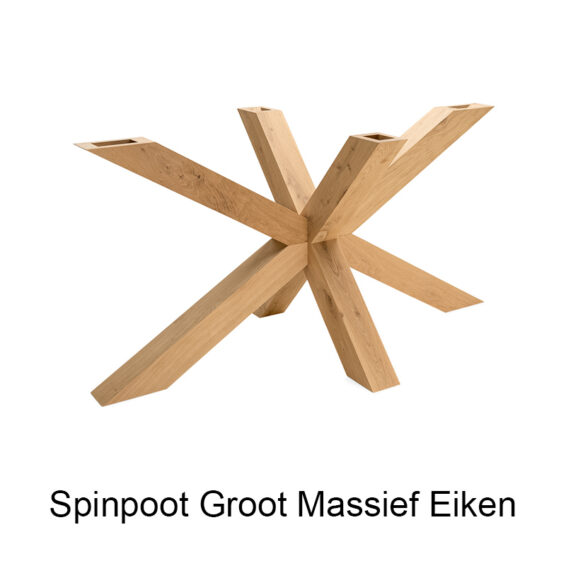 Spinpoot Groot Massief Eiken