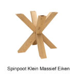 Spinpoot Klein Massief Eiken