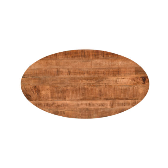 Woods & More - Ovale Salontafel Mango 130 Cm Blad